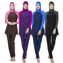Garantia de qualidade muçulmano swimwear mulheres maiô roupas islâmicas